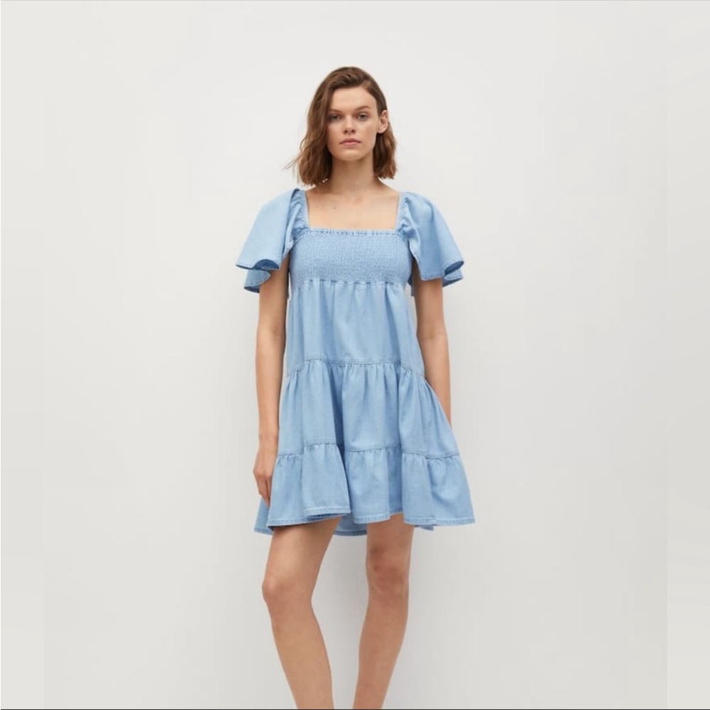 MANGO Cotton Dress